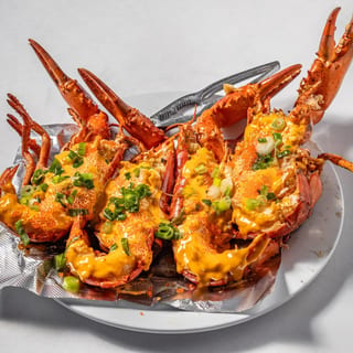 Lobster with cheese